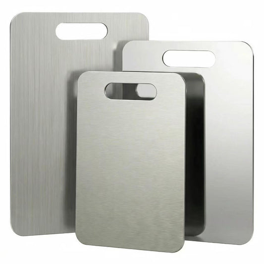Set 3 Tablas de Picar Acero Inoxidable