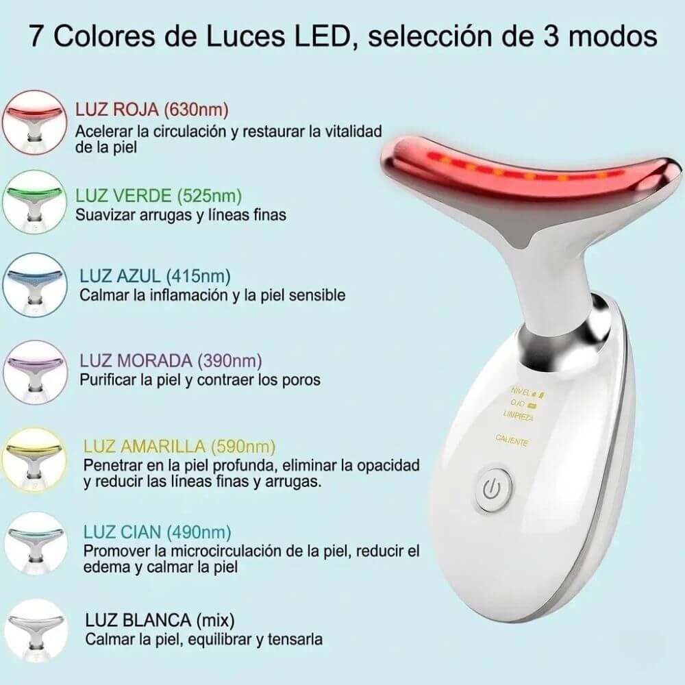 Masajeador Facial Lifting Pro LED