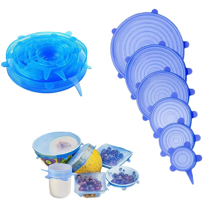 Tapas De Silicona Set X 6 Unidades