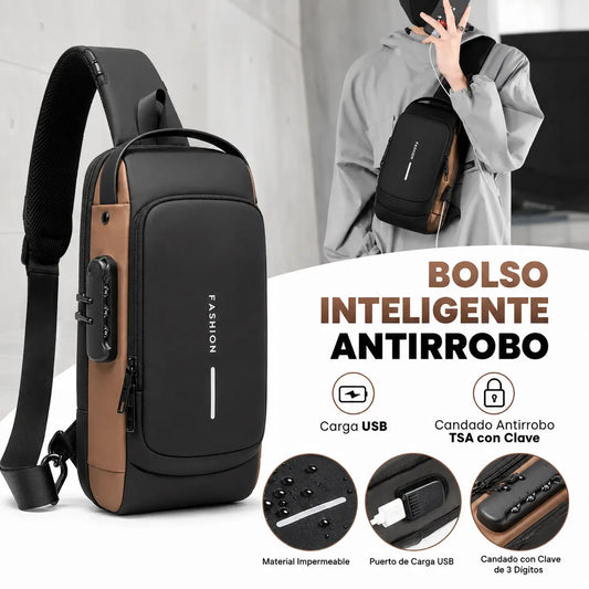 BANDOLERA MOCHILA BOLSO ANTIROBO