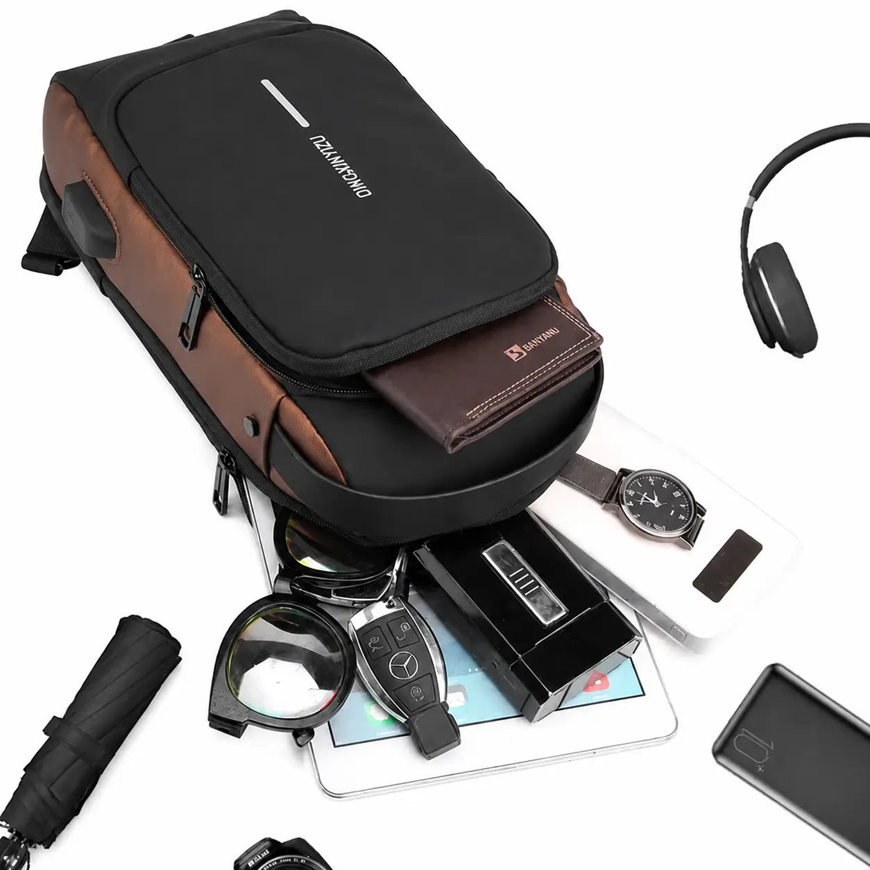 BANDOLERA MOCHILA BOLSO ANTIROBO