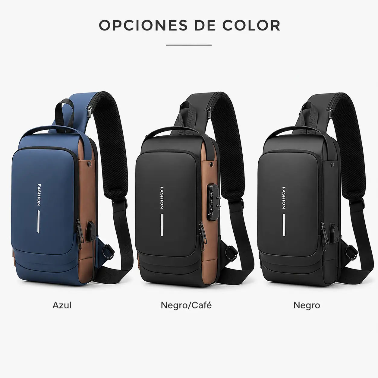 BANDOLERA MOCHILA BOLSO ANTIROBO